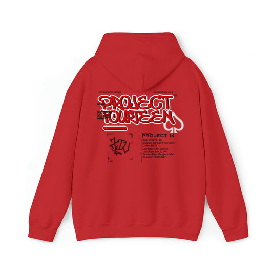 Graffiti Fourteen - Hooded Sweatshirt